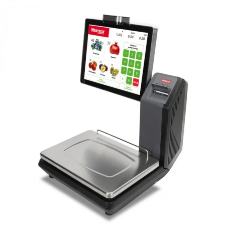Весы с печатью этикеток M-ER 725 PM-15.2 (AI,15" Сенсорный, USB, Ethernet, Wi-Fi). Автома. распознов